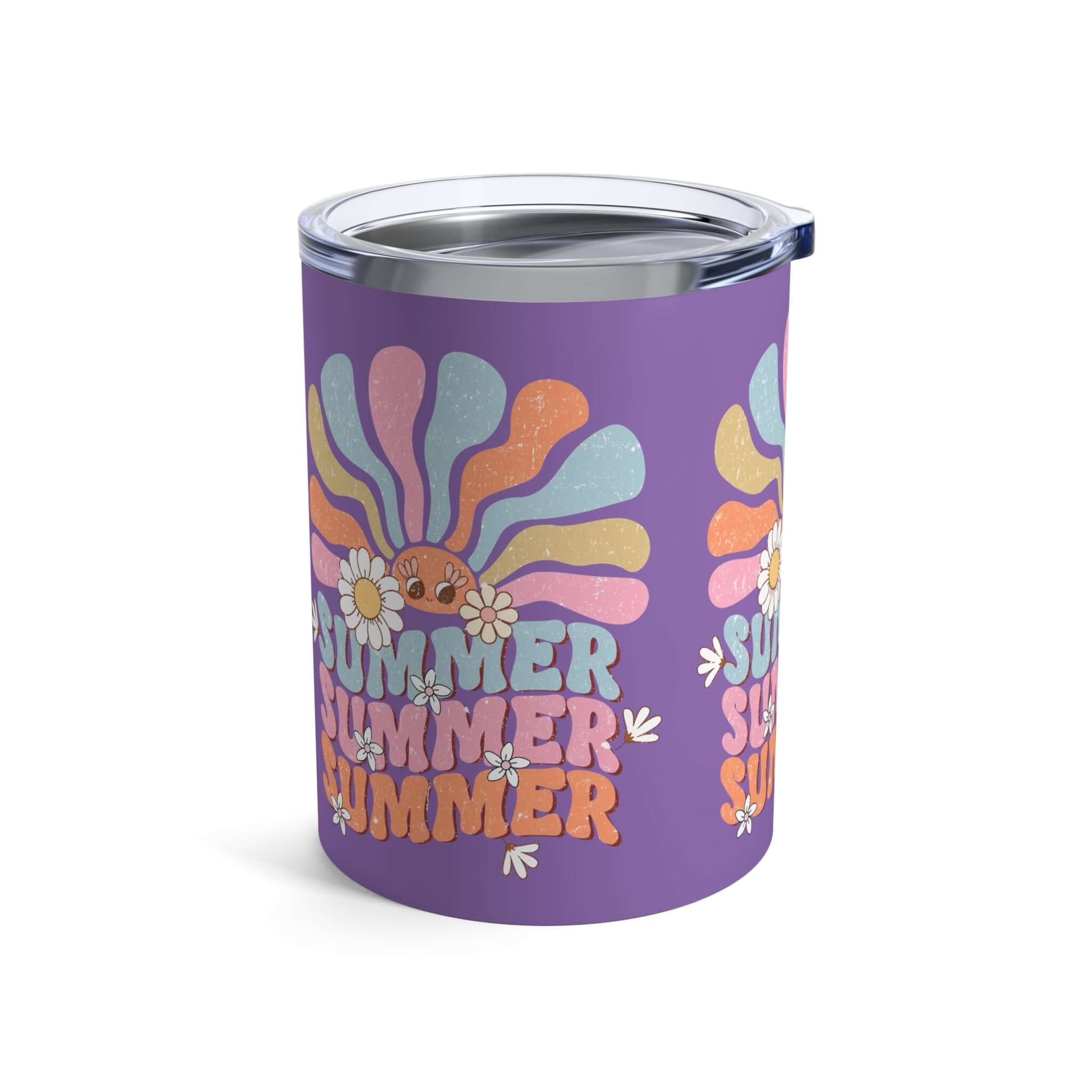 Summer Groovy Tumbler, Groovy Vibes Summer Vacation Tumbler, Lock-Free Sip Lid | Family, Friends & Group Travel Apparel & Accessories | Travel Lifestyle Store | FrappeToGo