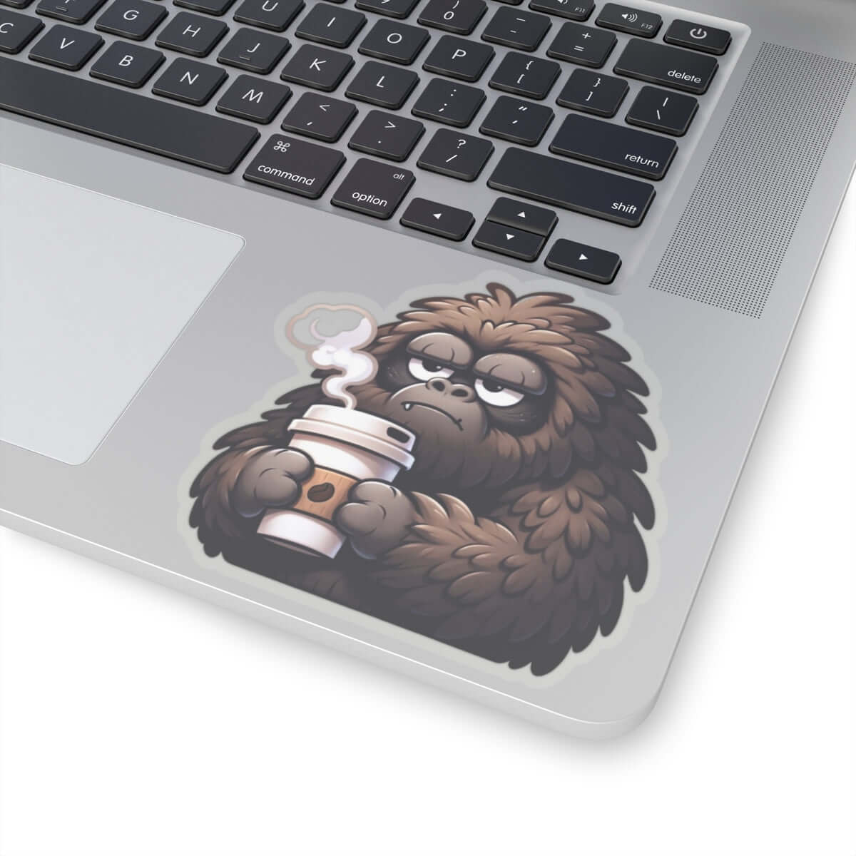 Gorilla Coffee, Funny Morning Coffee Kiss-Cut Sticker | Family, Friends & Group Travel Apparel & Accessories | Travel Lifestyle Store | FrappeToGo